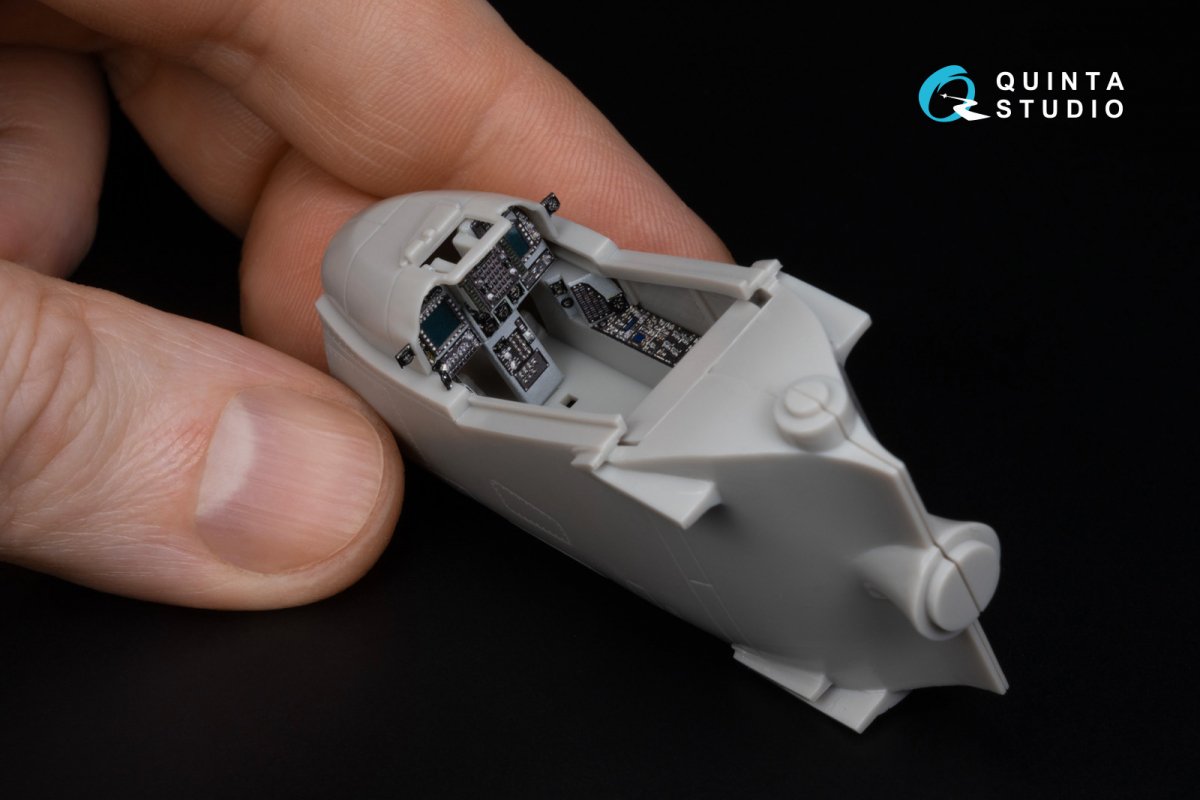 Quinta Studio QDS-48309 AV-8B Late 3D-Printed &amp;amp; coloured Interior on decal paper (Hasegawa) (Small version) 1/48 – immagine 8