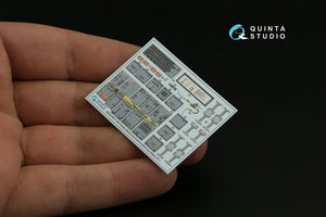 Intérieur coloré imprimé en 3D sur papier décalcomanie Quinta Studio QD32180 F-104S (Italeri) 1/32 – image 4