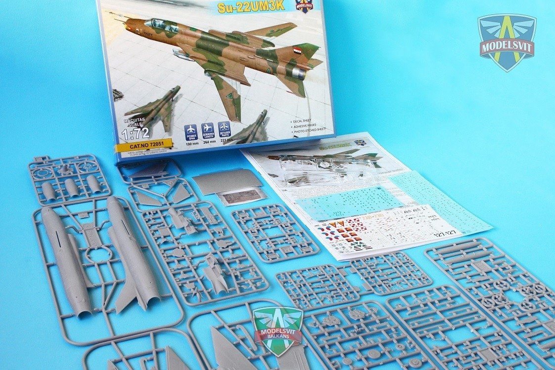 Modelsvit 72051 Su-22UM3K advanced two-seat trainer (Export vers.) 1/72 – zdjęcie 2