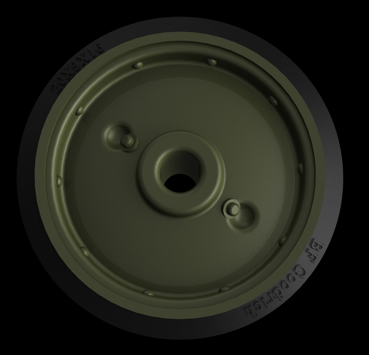 Panzer Art RE35-635 M4 “Sherman” Road wheels Pattern No5 1/35 – zdjęcie 2
