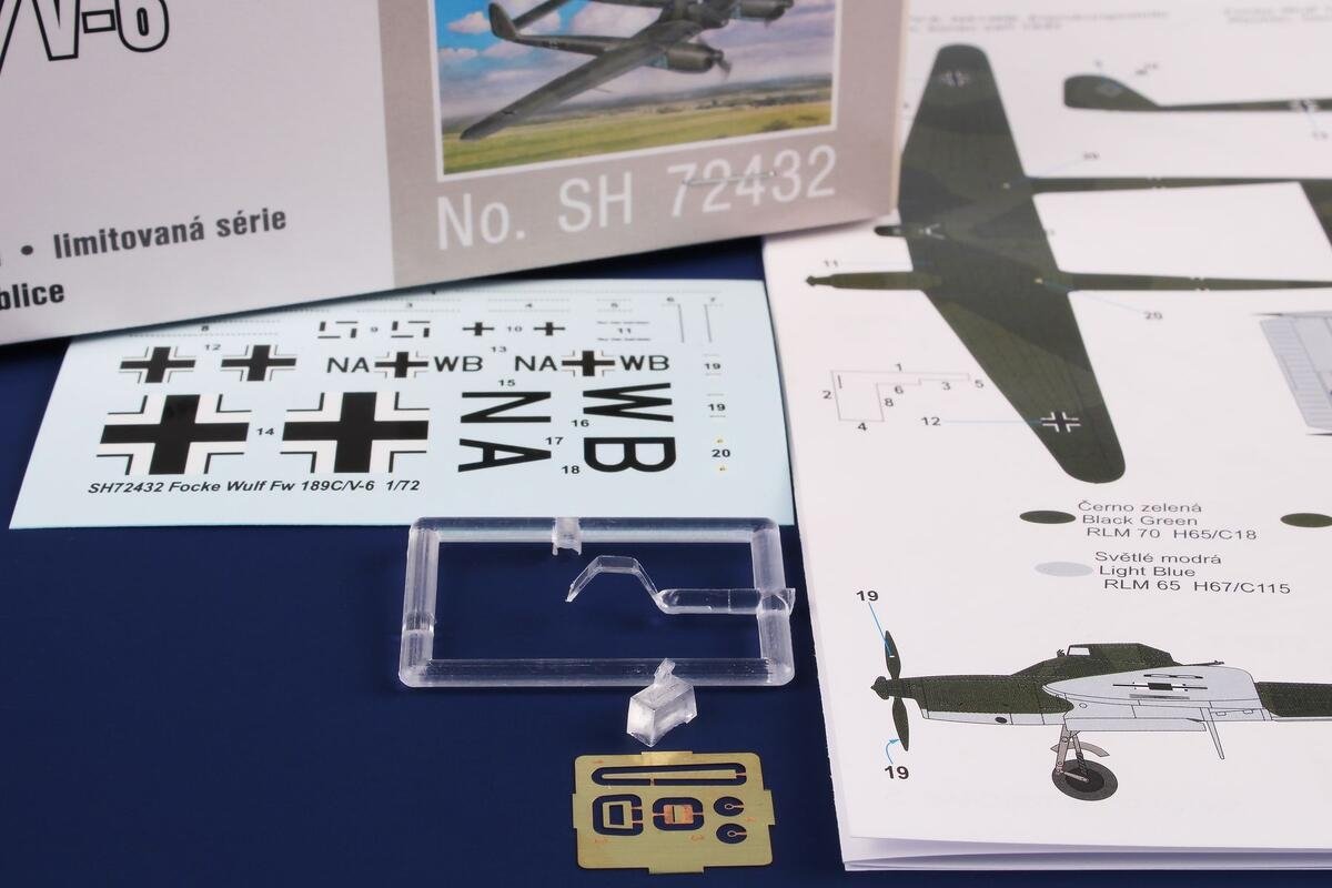 Special Hobby 72432 Focke Wulf Fw 189C / V-6 1/72 – immagine 5