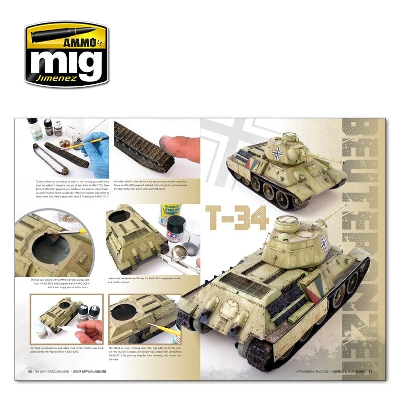 AMMO of Mig Jimenez 4523 - THE WEATHERING MAGAZINE 24 - Pod Nowym Kierownictwem: Ten Sam Pojazd, Nowy Właściciel (Polski)