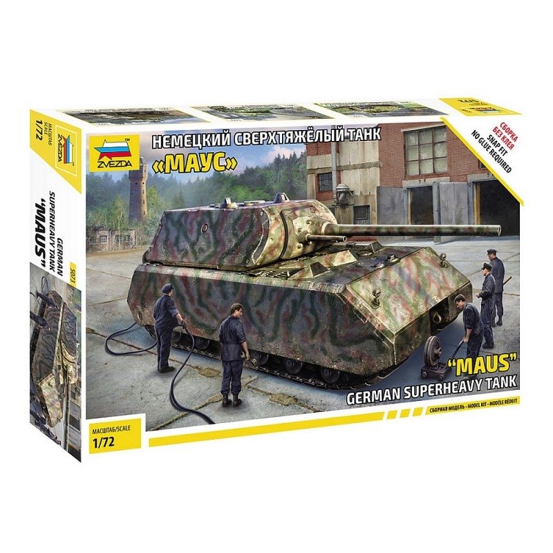 Zvezda 5073 PZ.KPFW.VIII "MAUS" 1/72
