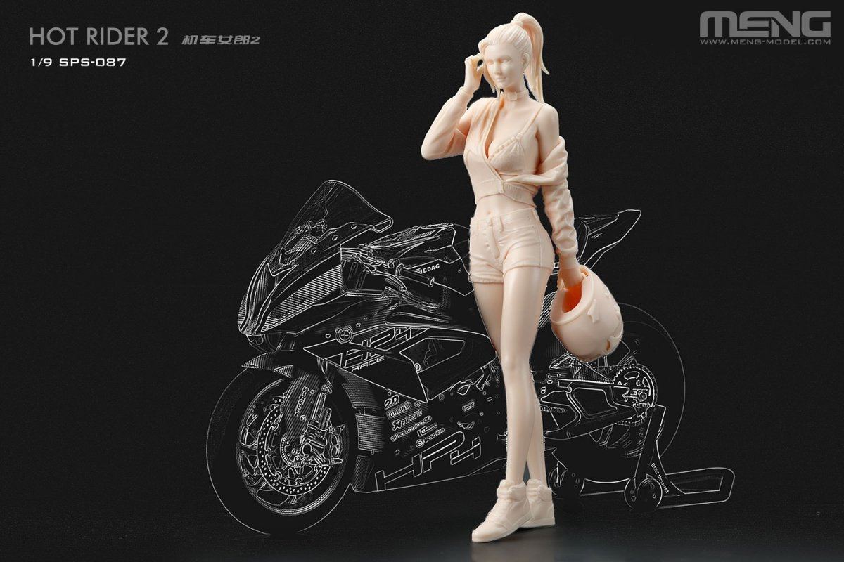 Meng Model SPS-087 Hot Rider 2 - Resin Cast Kit 1/9 – immagine 2