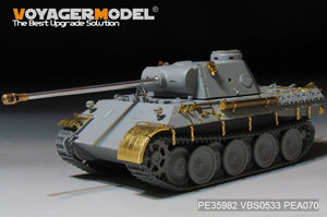 Voyager Model PE35982 WWII German Panther D Tank Early version Basic For TAKOM 2103 1/35 – immagine 3