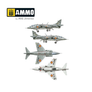 AMMO of Mig Jimenez 8505 Harrier AV-8S MATADOR Spanish, American, British versions 1/48 – immagine 4