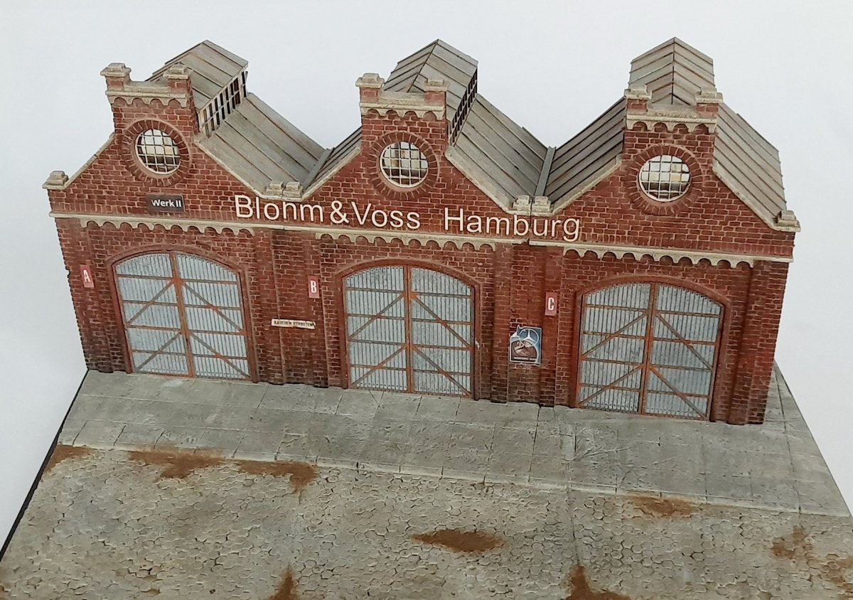 RT-Diorama 35285 Diorama-Base: &amp;quot;Industrial Hangars&amp;quot; 1/35 – immagine 10
