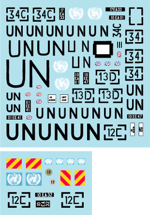 Star Decals 35-C1066 FV432 Trojan. UNPROFOR Bosnia in 1992-95 1/35 – immagine 3