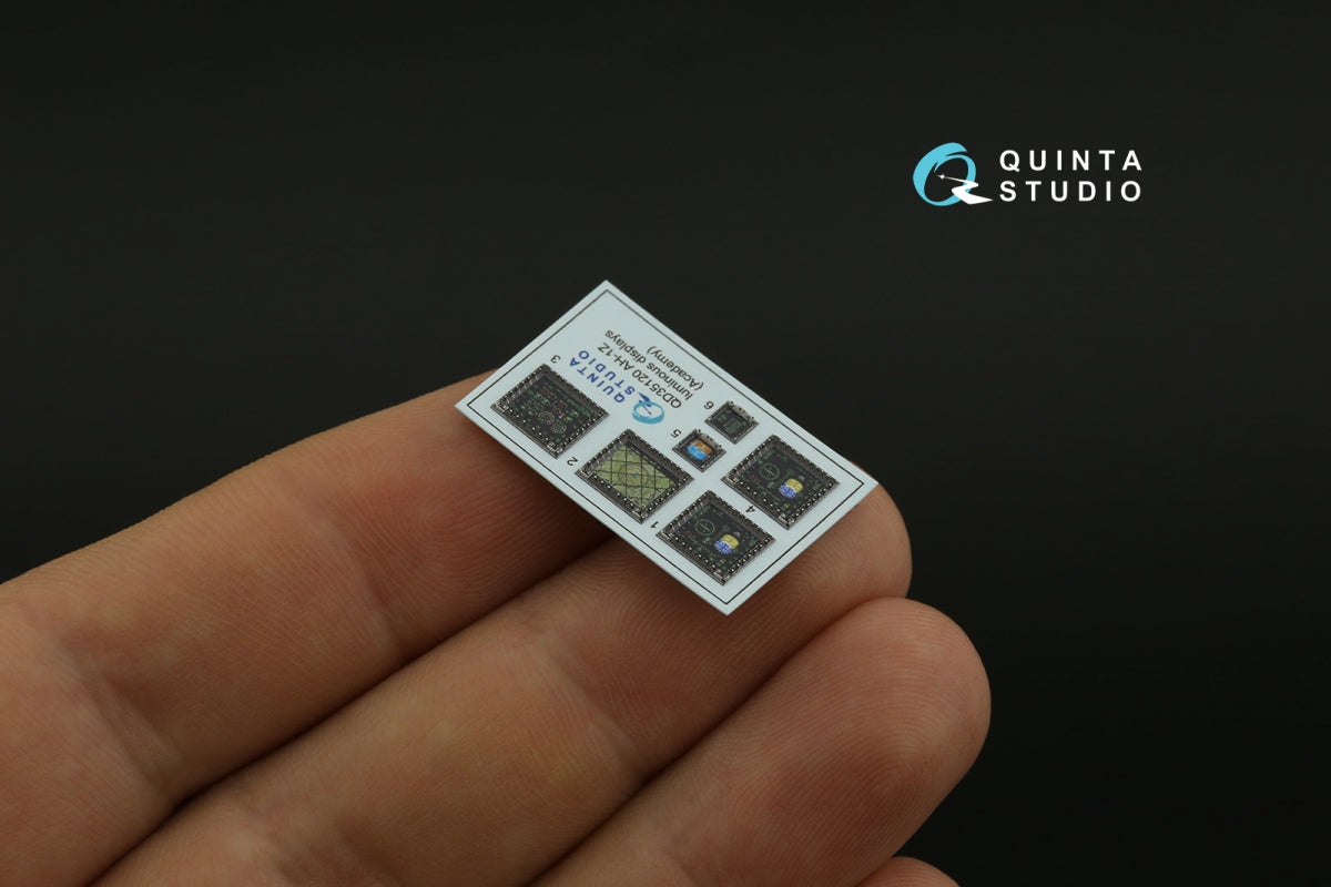 Quinta Studio QD35120 AH-1Z luminous displays for QD+35119/QDS-35119 sets (Academy) 1/35 – imagen 5