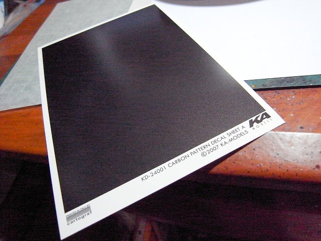 KA Models KD-24001 Carbon Decal Sheet A – imagen 3