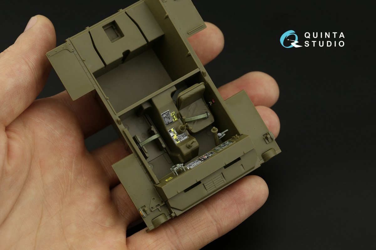 Quinta Studio QD35051 Gama Goat family 3D-Printed &amp;amp; coloured Interior on decal paper (Tamiya) 1/35 – immagine 12