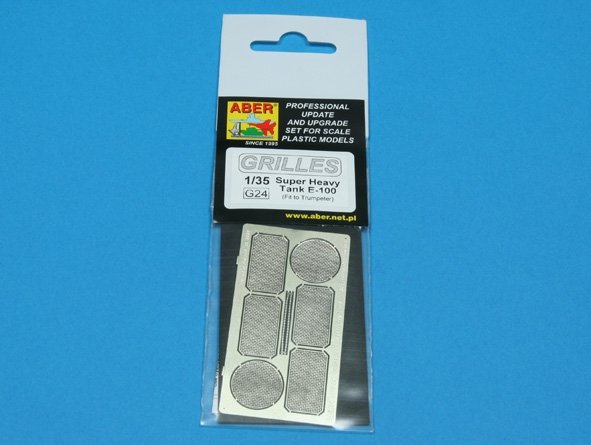 Aber 35G24 Grilles for german super heavy tank E-100 1/35 – imagen 5