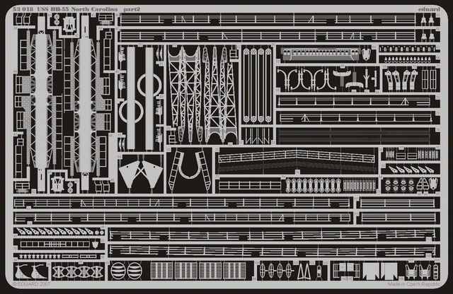 Eduard 53018 USS BB-55 North Carolina 1/350 Trumpeter – immagine 3