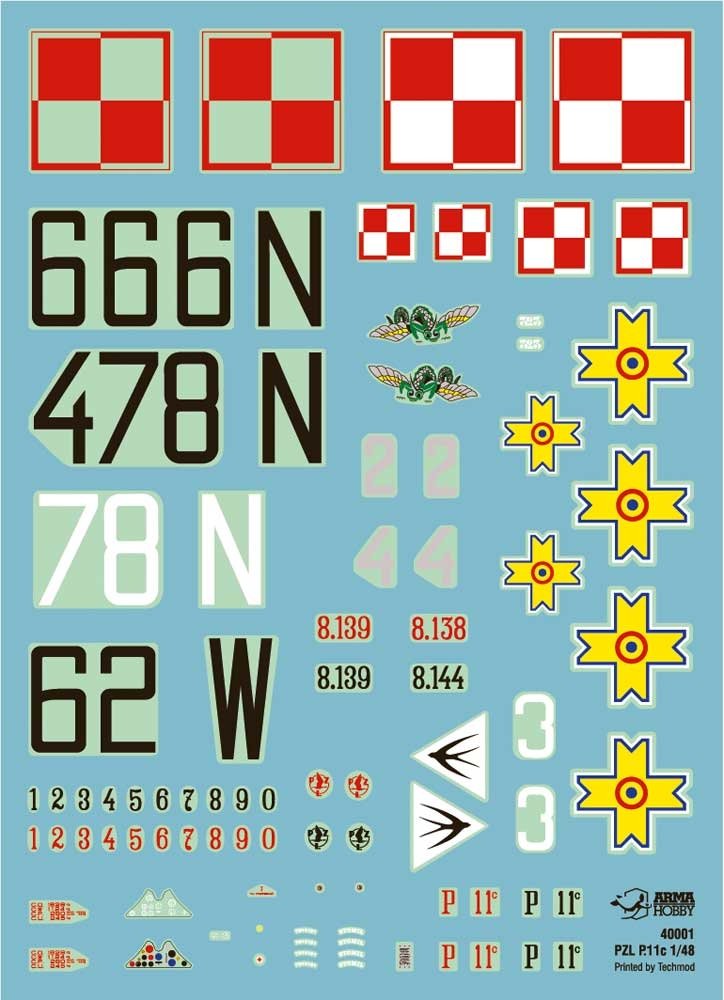 Arma Hobby 40001 PZL P.11c Expert Set 1/48 – Bild 9