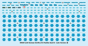 Trumpeter 00929 German Sd.Kfz.171 Panther Ausf.G - Late Version 1/16 – immagine 3