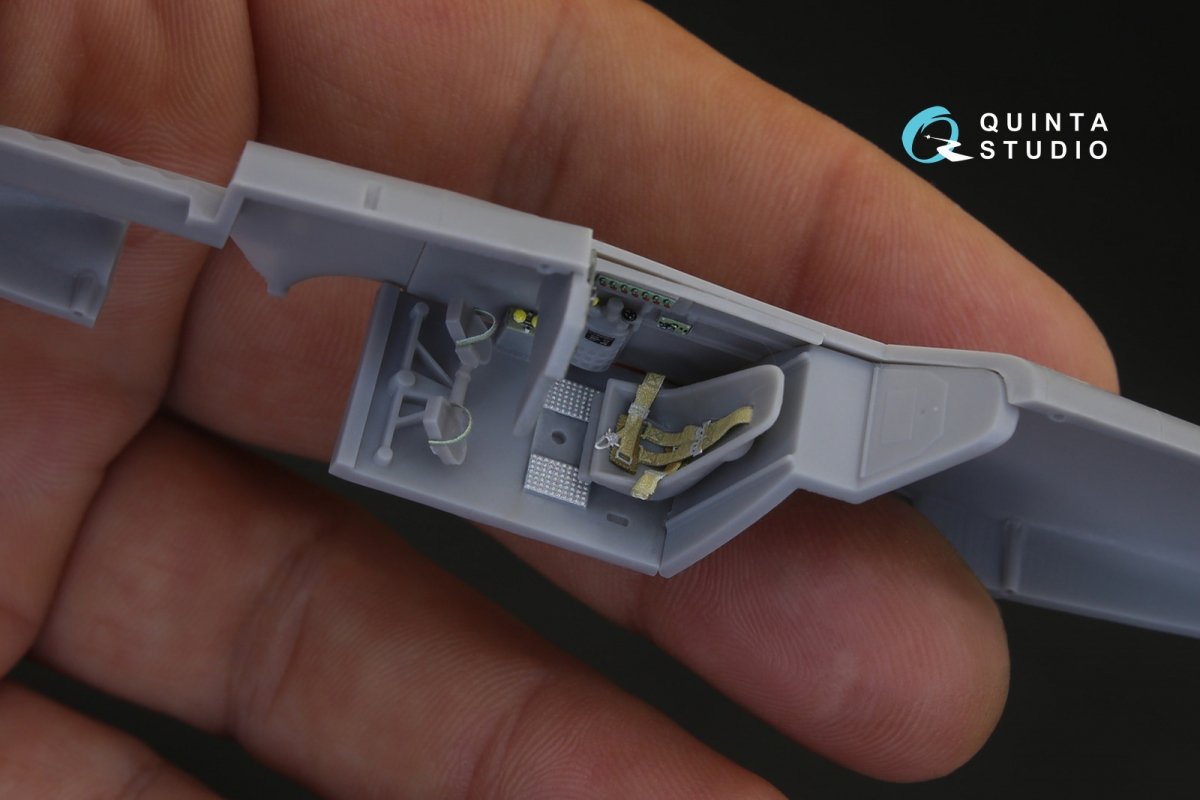 Quinta Studio QD48105 Bf 109C/D 3D-Printed &amp;amp; coloured Interior on decal paper (for Modelsvit kit) 1/48 – zdjęcie 8