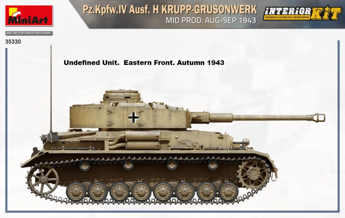 MiniArt 35330 Pz.Kpfw. IV Ausf. H Krupp-Grusonwerk 1/35 – immagine 4