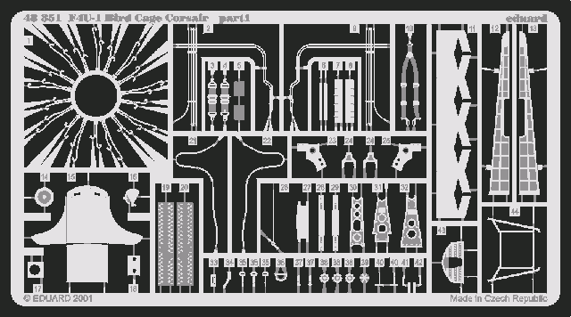 Eduard 48351 F4U-1 Birdcage 1/48 TAMIYA – imagen 2