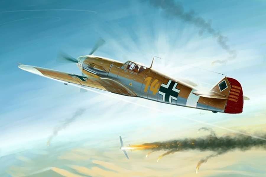 Trumpeter 02293 Messerschmitt Bf 109F-4/Trop 1/32