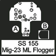 Eduard SS155 MiG-23ML Flogger 1/72 ITALERI – immagine 2