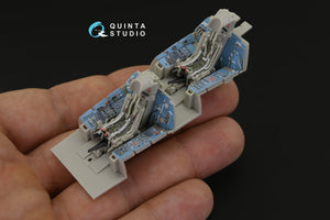 Quinta Studio QD48181 Su-27UB 3D-Printed coloured Interior on decal paper (for KittyHawk kit) 1/48 – Bild 7