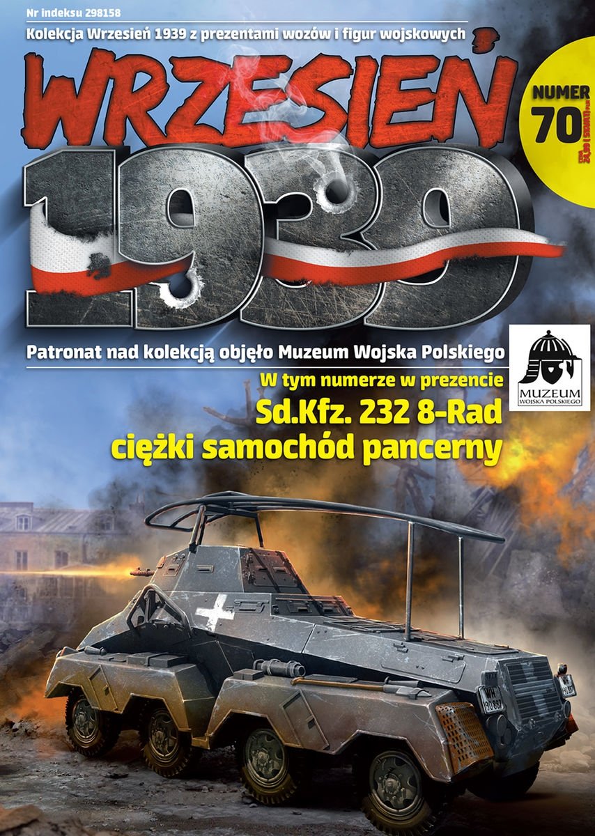 Premier à combattre PL070 Sd.Kfz. 232 Autocar blindée lourde allemande à 8 rayons 1/72