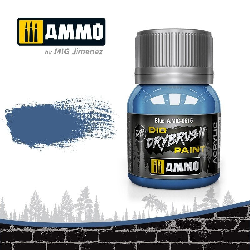 Munitions Mig 0615 DRYBRUSH Bleu 40 ml
