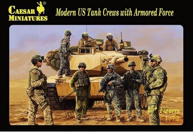 Caesar H103 Modern US Tank Crews with Armored Force 1/72