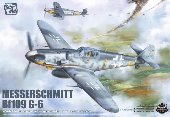 Border Model BF-001 Messerschmitt BF109G-6 &amp;quot;Gustav&amp;quot; 1/35