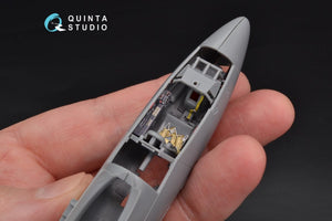 Intérieur imprimé en 3D et coloré sur papier décalcomanie Quinta Studio QD48106 He-162 (pour maquette Tamiya) 1/48 – image 5