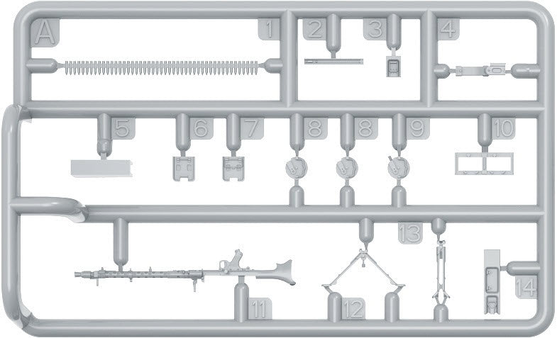 MiniArt 53044 GERMAN MACHINEGUNS SET. SPECIAL EDITION 1/35 – zdjęcie 3