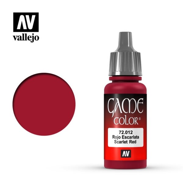 Vallejo 72012 Game Color - Rouge écarlate 18 ml