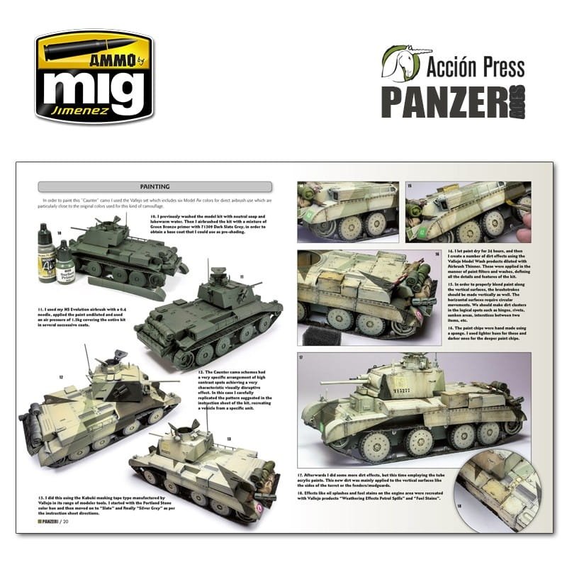AMMO of Mig Jimenez 60 Panzer Aces Armor Modelling Magazine 60 - poradnik dla modelarzy – immagine 3