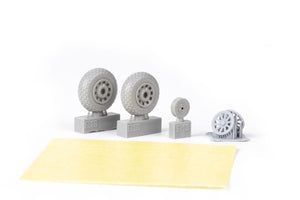Eduard 648987 P-51B / C wheels oval tread EDUARD 1/48 – immagine 4