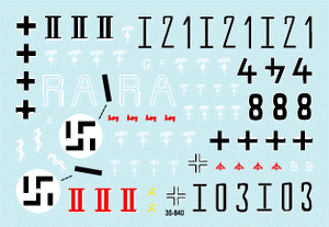 Star Decals 35-840 German Afrika Mix # 6 1/35 – zdjęcie 2
