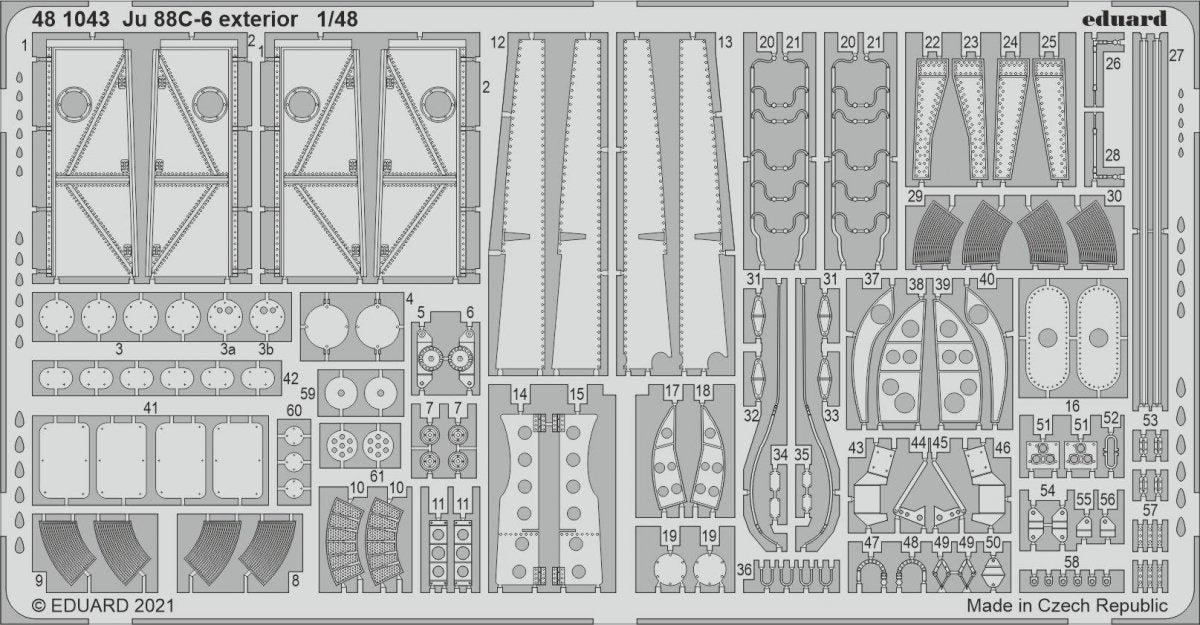 Eduard BIG49283 Ju 88C-6 ICM 1/48 – image 3