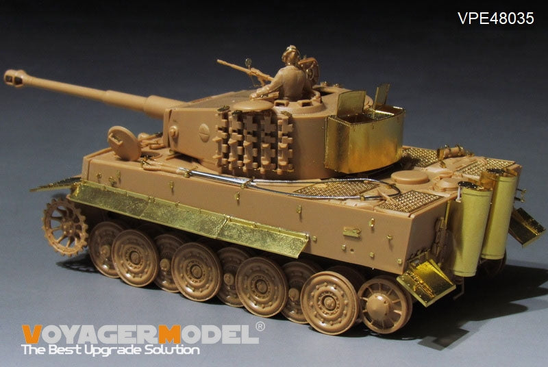 Maquette Voyager VPE48035 Char Tiger I allemand de la Seconde Guerre mondiale, production tardive, pour Tamiya 32575, échelle 1/48 – image 7