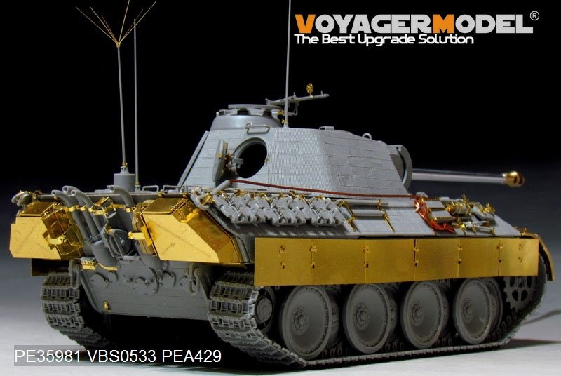 Voyager Model PE35981 WWII German Panther A Tank Basic For TAKOM 1/35 – Bild 5