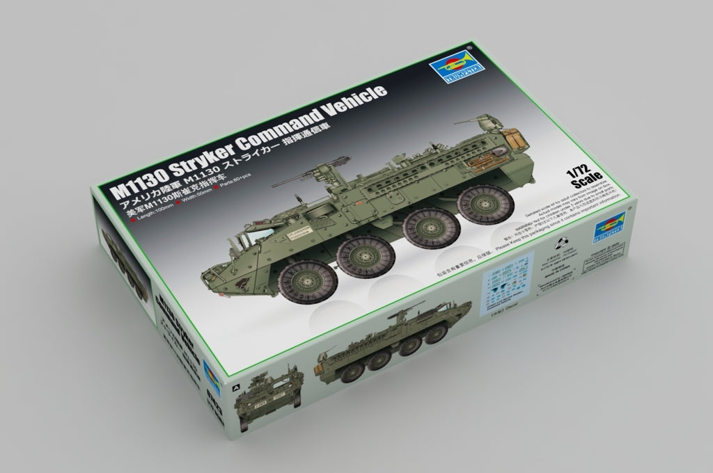 Trumpeter 07423 M1130 Stryker Command Vehicle 1/72 – imagen 2