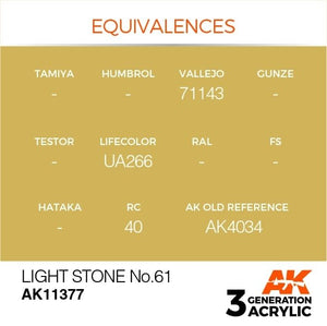 AK Interactive AK11377 Light Stone No.61 17ml – imagen 3