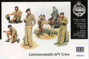 Master Box 3564 Équipage de véhicule blindé du Commonwealth Afrique du Nord 1942-1943 (1/35)