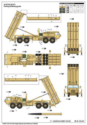 Trumpeter 01054 Terminal High Altitude Area Defence THAAD 1/35 – Bild 2