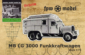 FPW Model TDW015 Triumph des Willens - MB LG3000 Funkkraftwagen 1/72