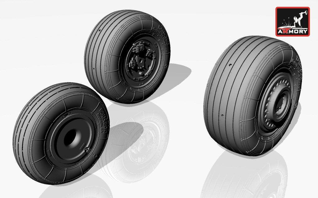 Armory Models AW32003 Sukhoj Su-25 Frogfoot wheels 1/32 – image 2