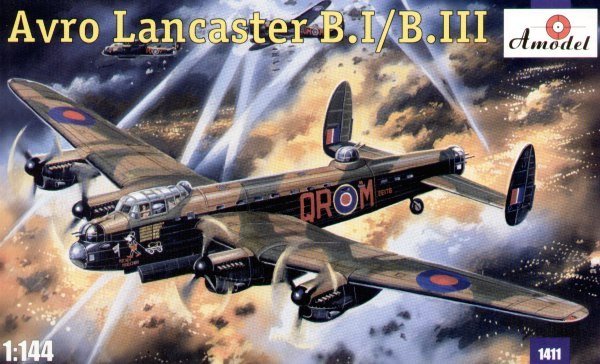 Maquette A-Model 01411 Avro Lancaster BI/B.III britannique au 1/144