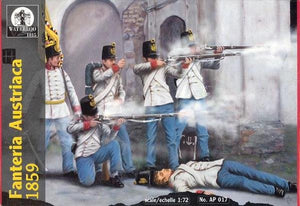 Waterloo 1815 AP017 Fanteria Austriaca 1859 1/72
