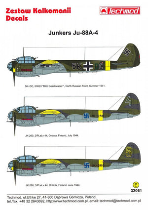 Techmod 32061 Junkers Ju-88A-4 1/32 – image 2