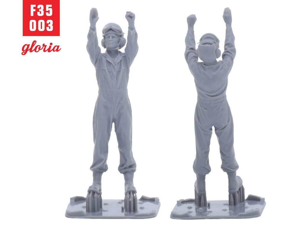 Gloria F35003 USMC Ground Crew Type 3 3D Printed Figures 1/35 – immagine 3