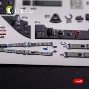KELIK K48082 FM-1 Wildcat/Martlet Mk.V interior 3D decals for Tamiya kit 1/48 – immagine 7