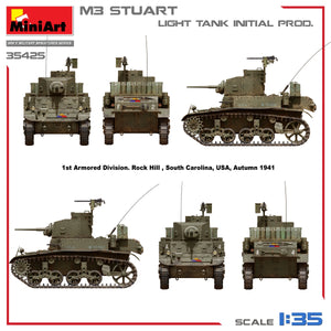 MiniArt 35425 M3 STUART LIGHT TANK, INITIAL PROD 1/35 – imagen 8